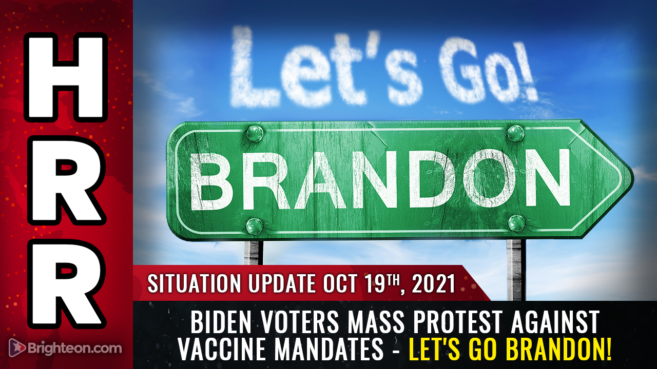 MASS PROTESTS erupt across America; even Biden voters now rejecting tyrannical vaccine mandates … “Let’s go Brandon” protest rap goes viral