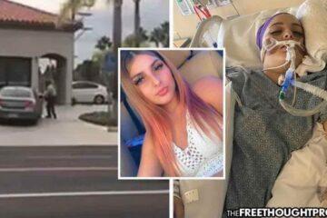 California: Teen Left Brain-Dead After Cop Shot Her In The Head As She Fled Over A Fight At School (Video)