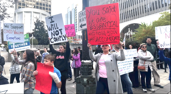 People around the world protest tyrannical COVID-19 lockdowns and vaccine mandates