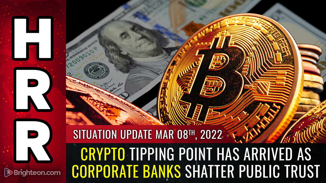 The CRYPTO tipping point has arrived as corporate banks SHATTER public trust… every person must become proficient in crypto or risk losing everything