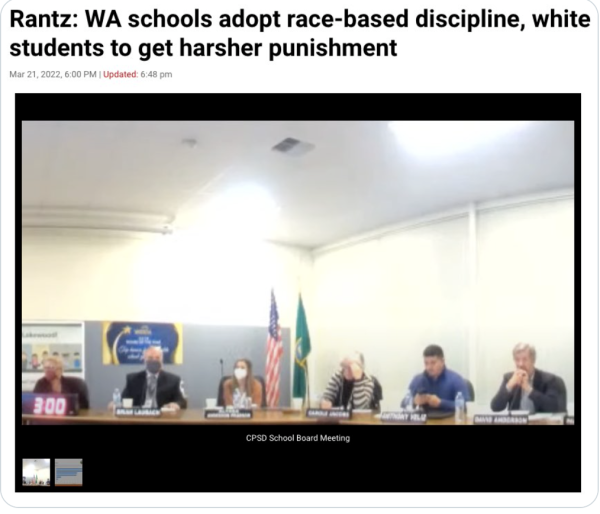 Pull Your Kids Out of Public Schools: to Promote Inclusion, School Board in Washington State Adopts Race-Based Discipline System, White Students to Get Harsher Punishments for Same Offenses as Non-Whites